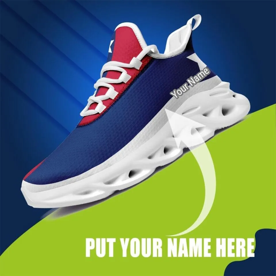 Personalized Corporate Gifts, custom company gifts MaxSoul-B03009 Custom Max Soul American Flag, USA Flag Sneakers Max Soul, Shoes, Printed Shoes