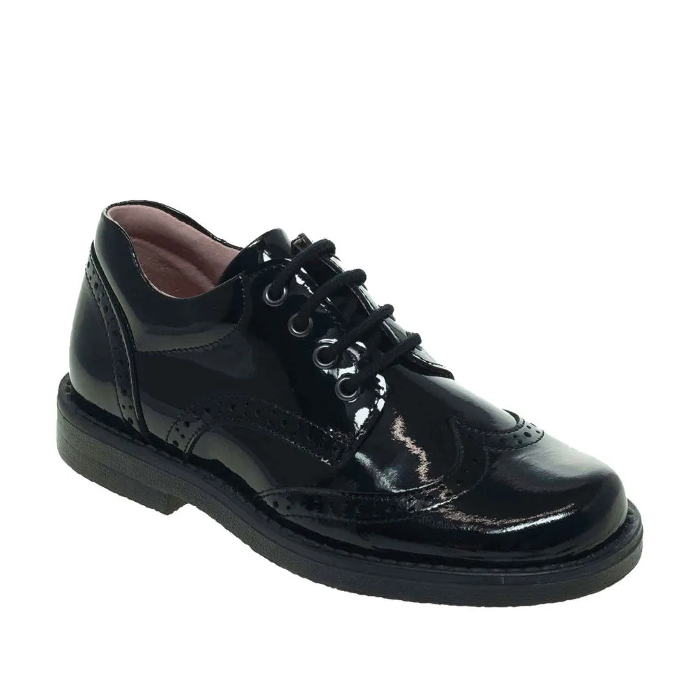 Petasil Mara Black Patent Shoe Girl