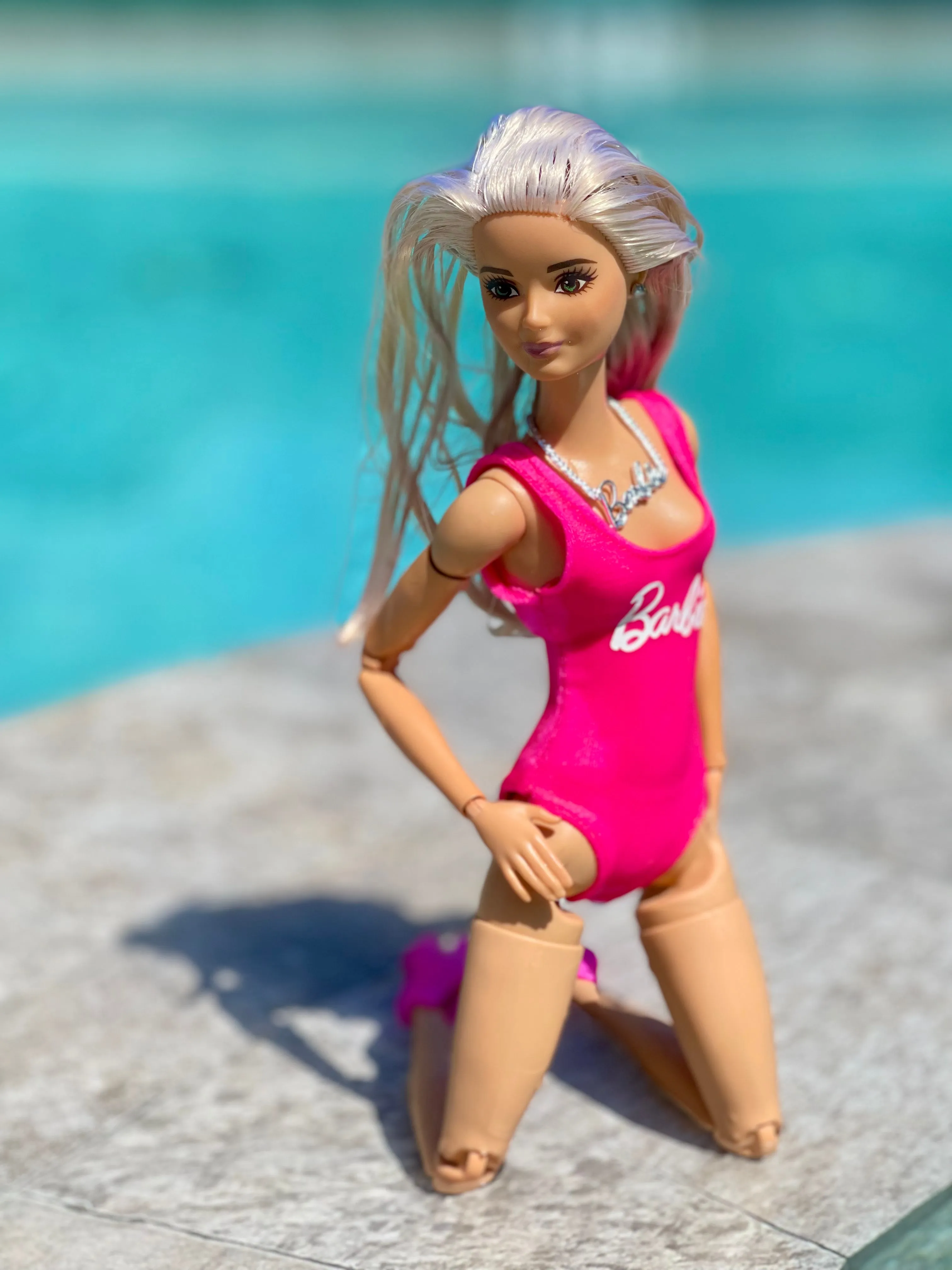 Pink bikini for Barbie doll