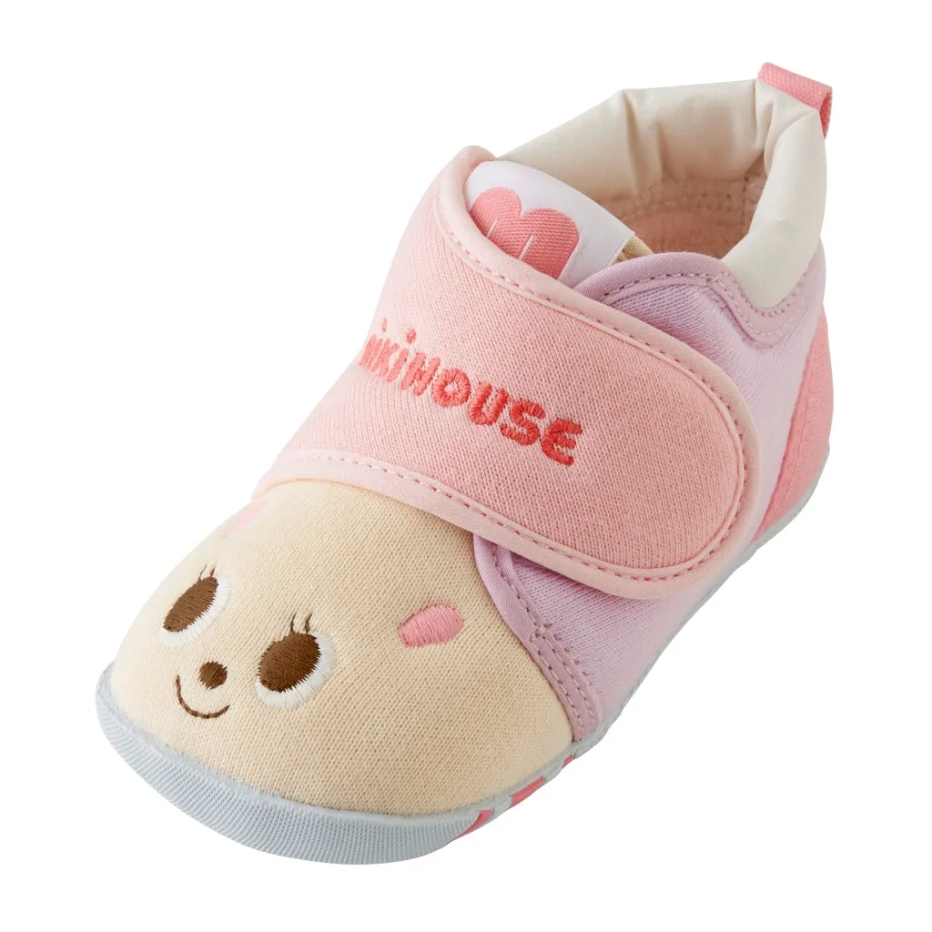 Plush First Walker Shoes - Rosy Pink