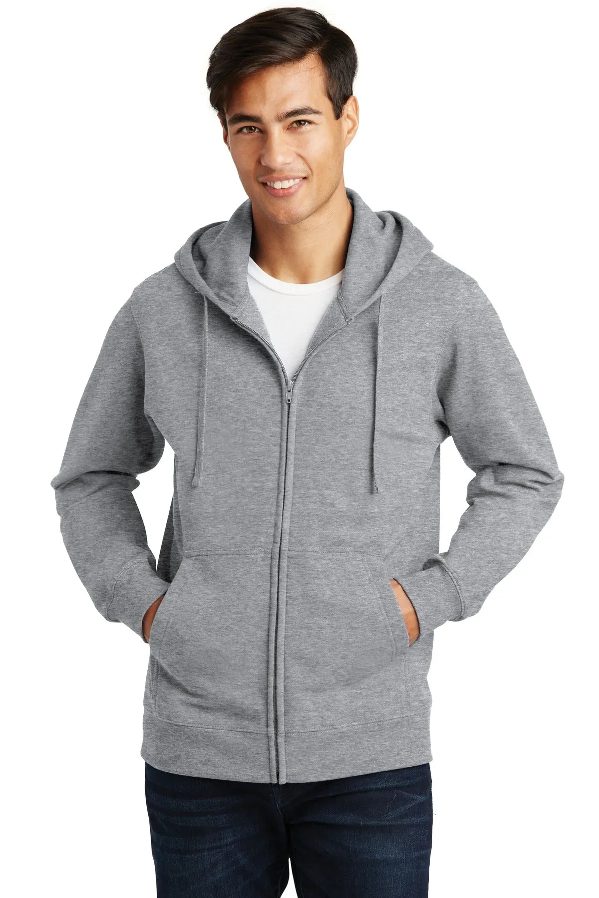 Port & Company® Fan Favorite Fleece Full-Zip Hooded Sweatshirt. PC850ZH