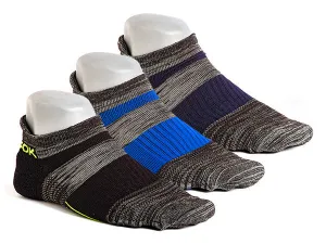 Q5 No Show Socks (Charcoal) 3 pack