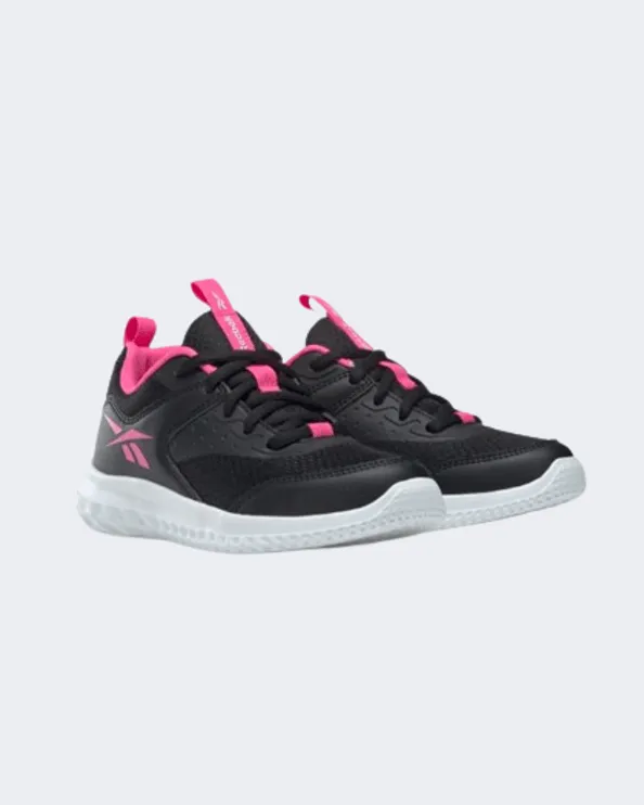 Reebok Rush Runner 4 Ps-Girls Running Shoes Black/Pink Gw1243