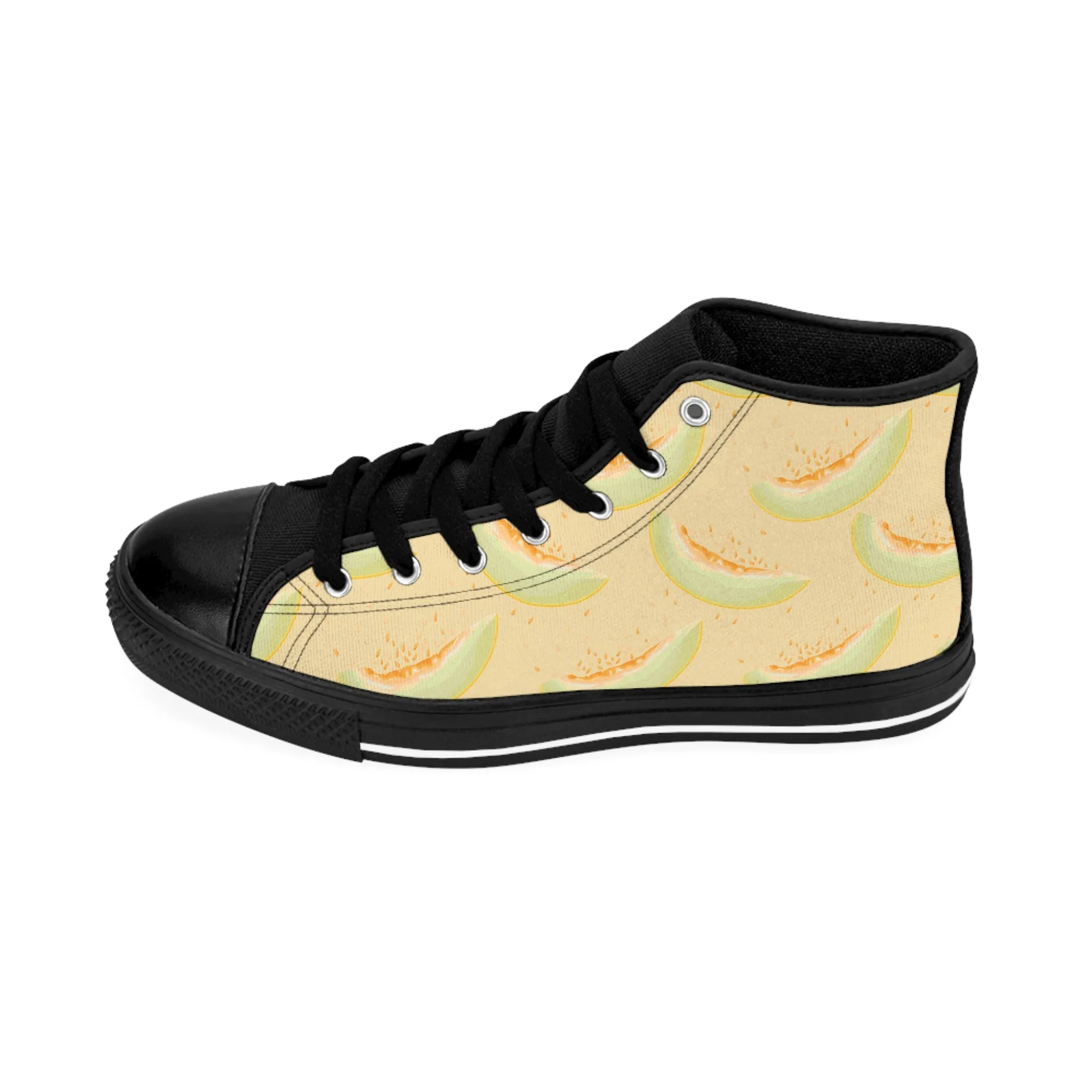 Ripe Melon Slices Men's Classic Sneakers