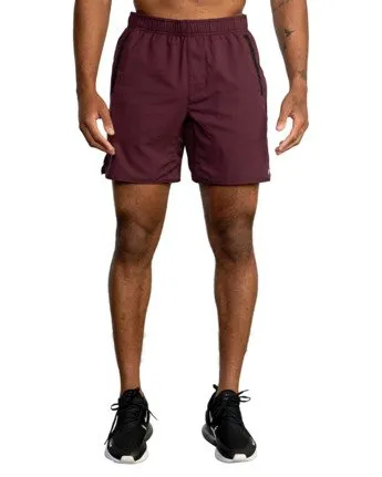 RVCA Yogger IV Athletic Short - Plum