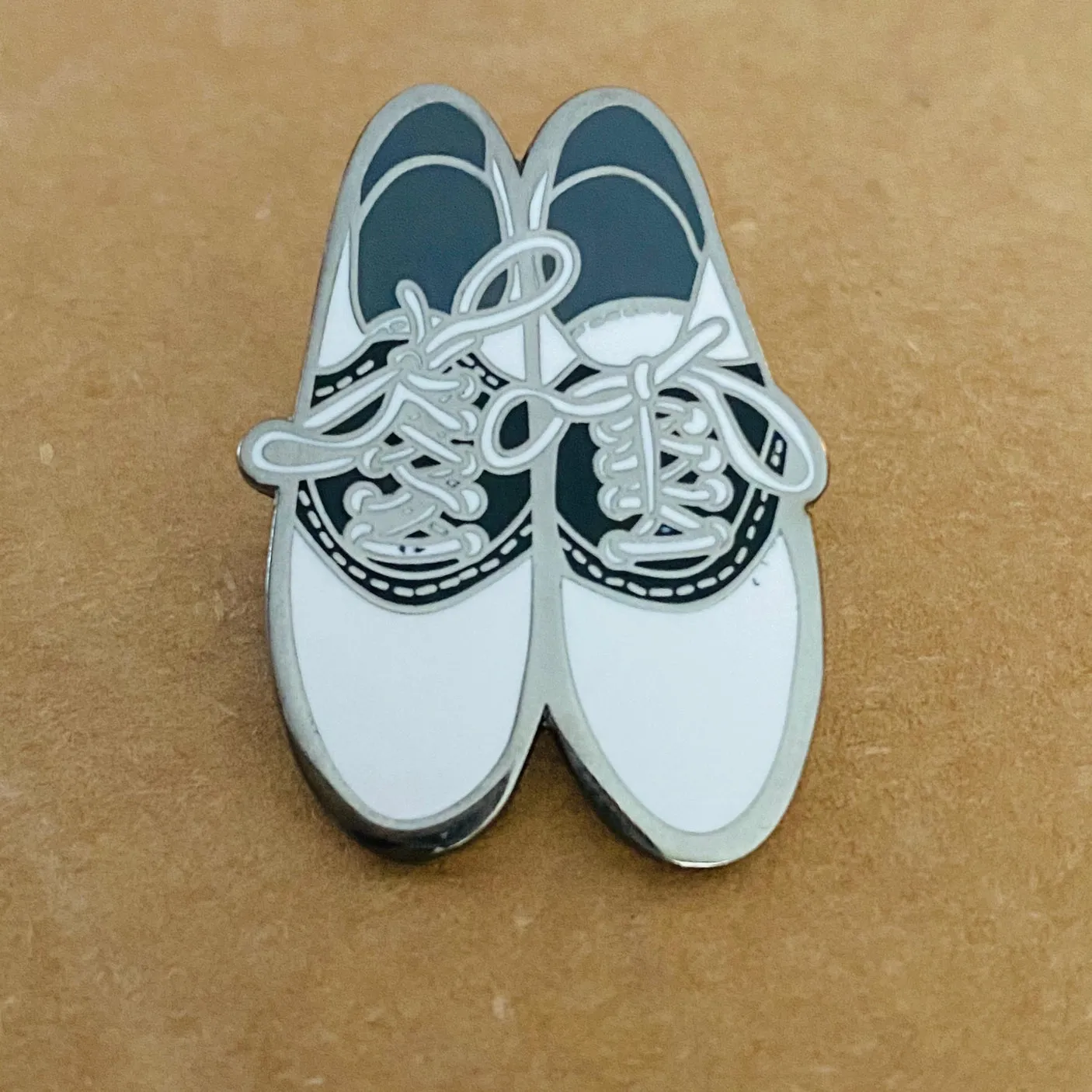 Saddle Shoes Enamel Pin by The Silver Spider