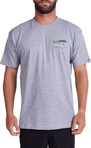 Salty Crew Men&#x27;s El Dorado Short Sleeve Premium Tee Athletic Heather | Buy Salty Crew Men&#x27;s El Dorado Short Sleeve Premium Tee Athletic Heather here | Outnorth