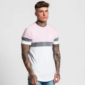 Samsen Tee - Pink/Grey/White