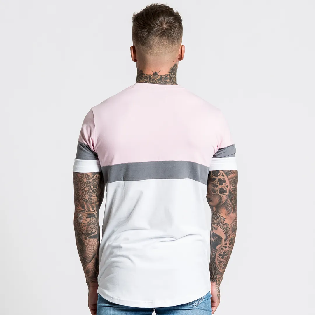 Samsen Tee - Pink/Grey/White