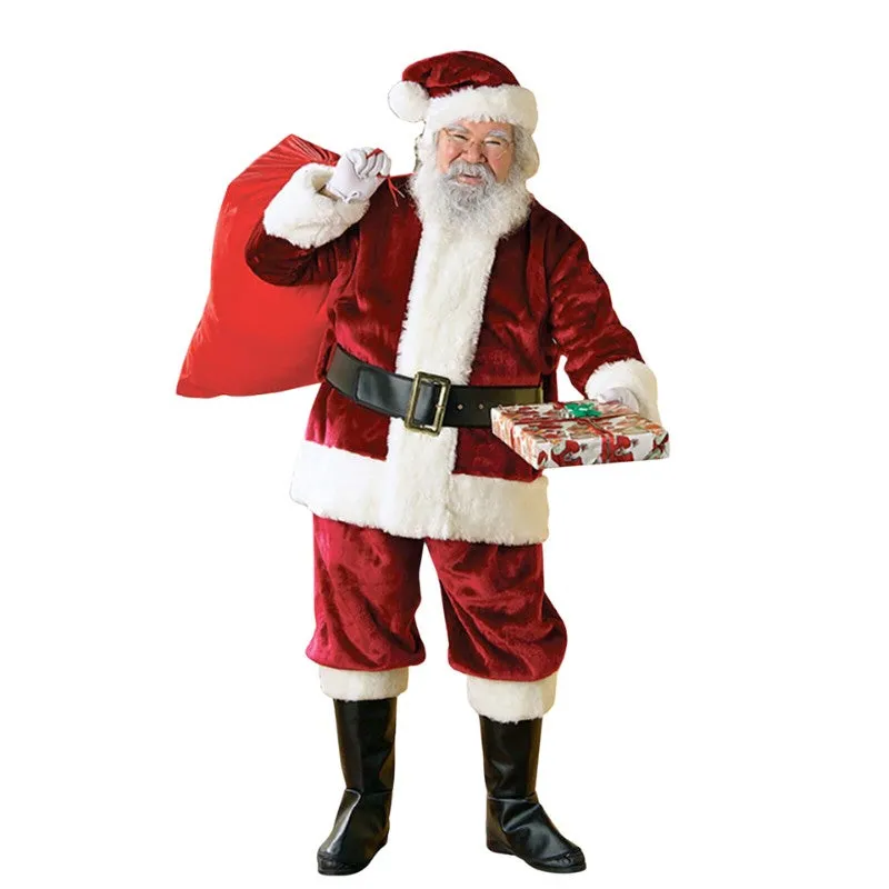 Santa Suit Crimson Regency Deluxe Costume