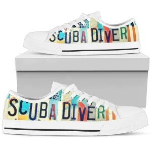 Scuba Diver Low Top Shoes