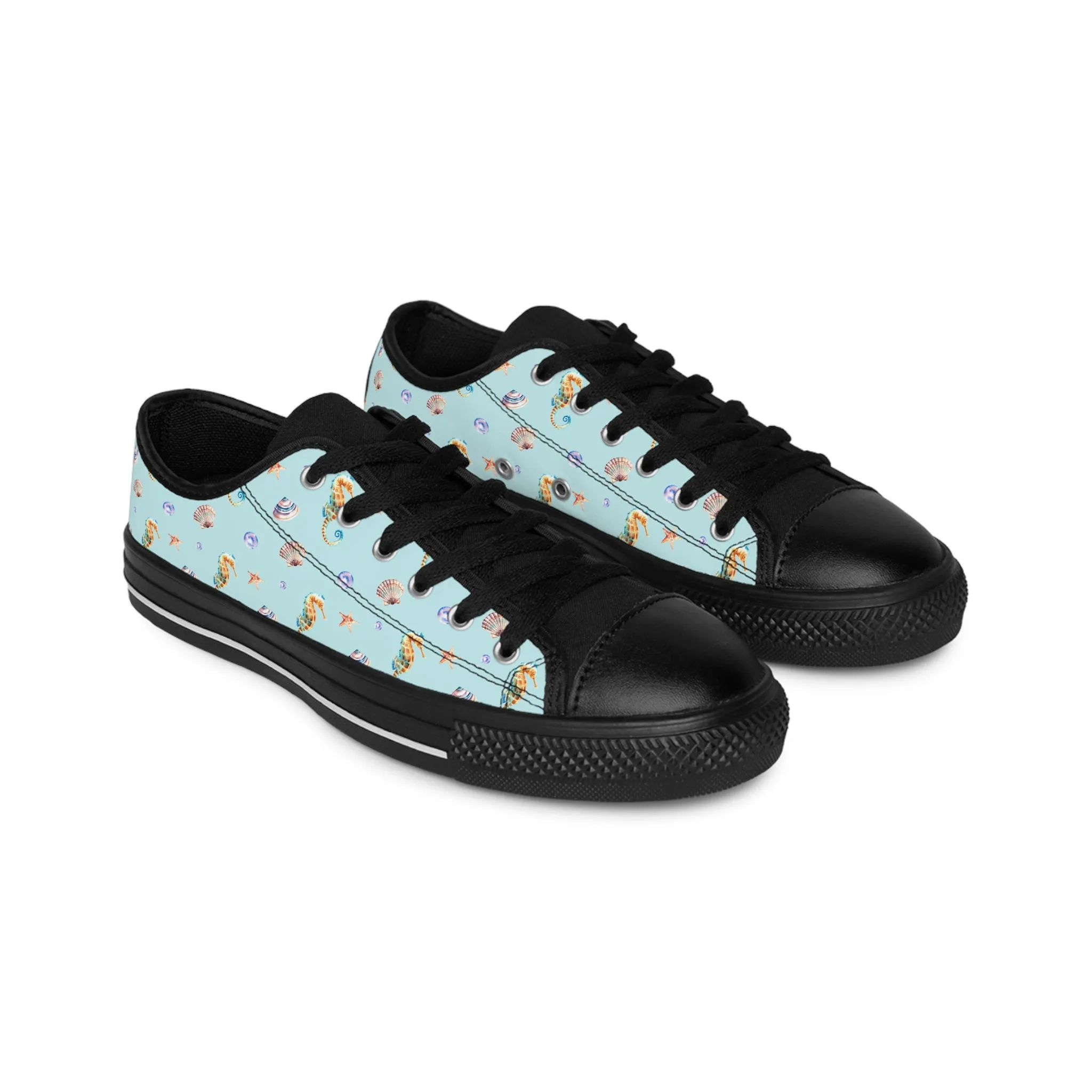 Seashells and Seahorses Women's Sneakers