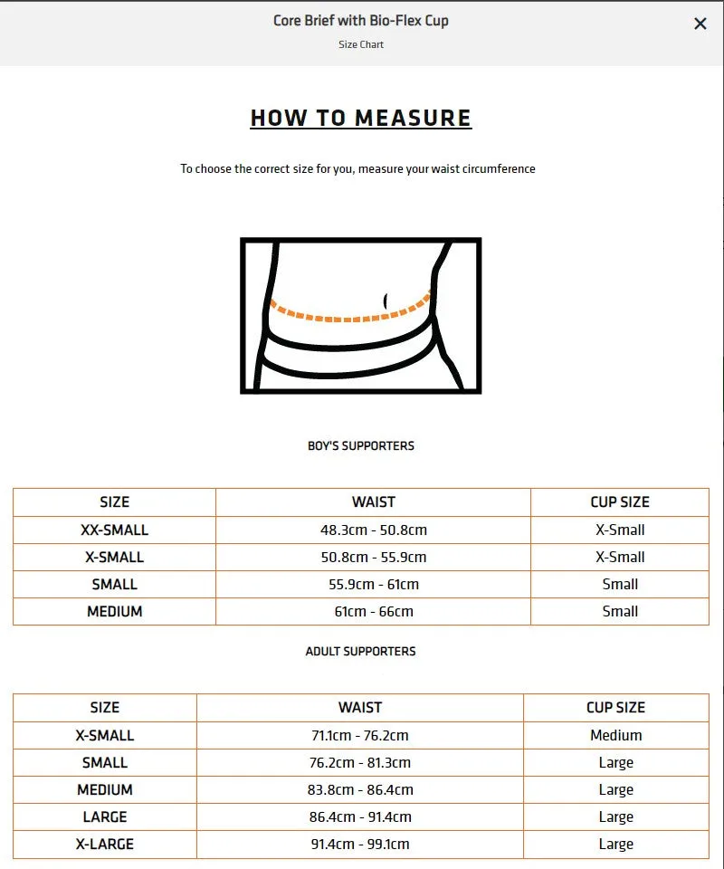 Shock Doctor Core Brief with Bio Flex Cup - Boys