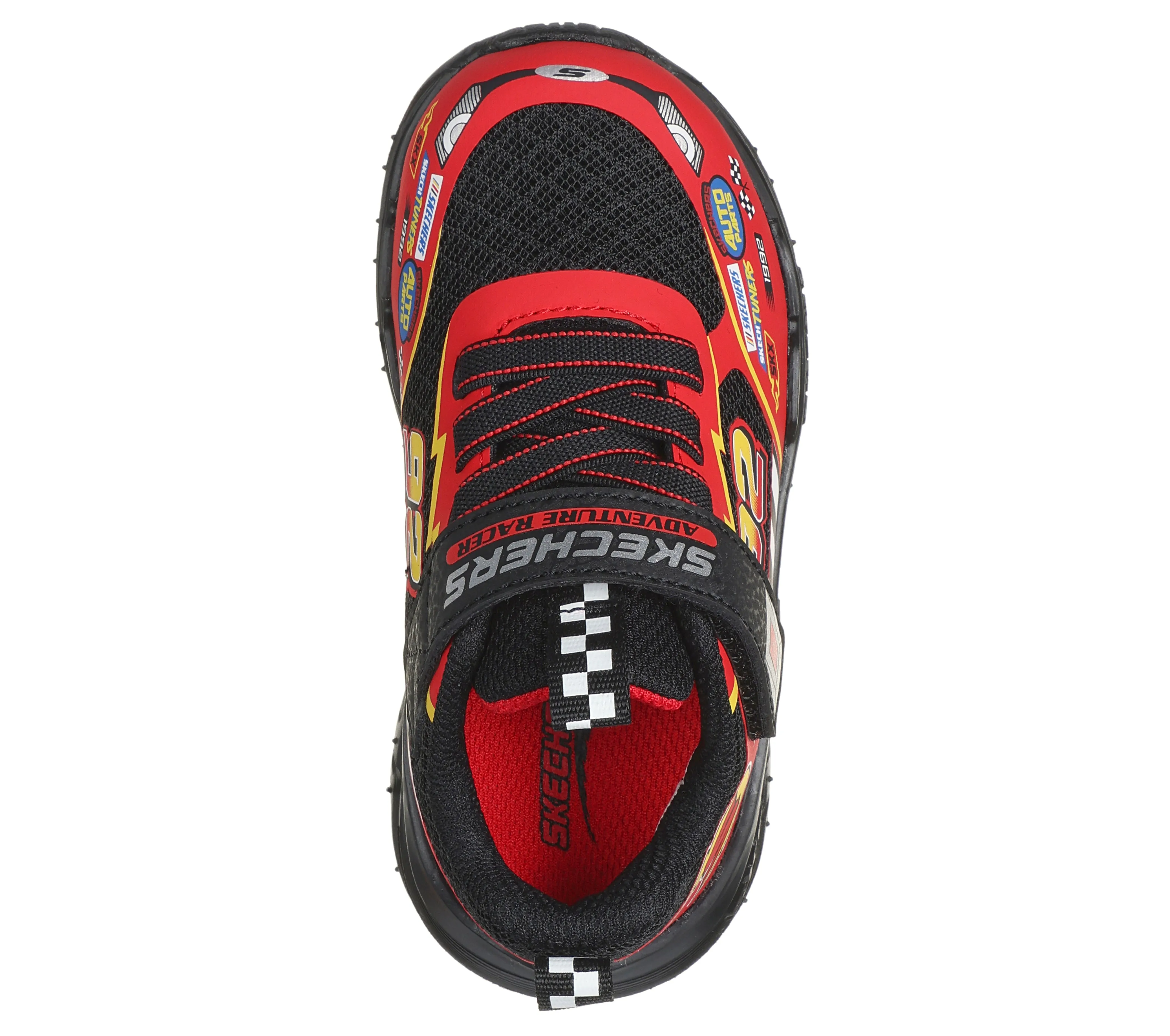 SKECHERS SKECH TRACKS - BLACK RED