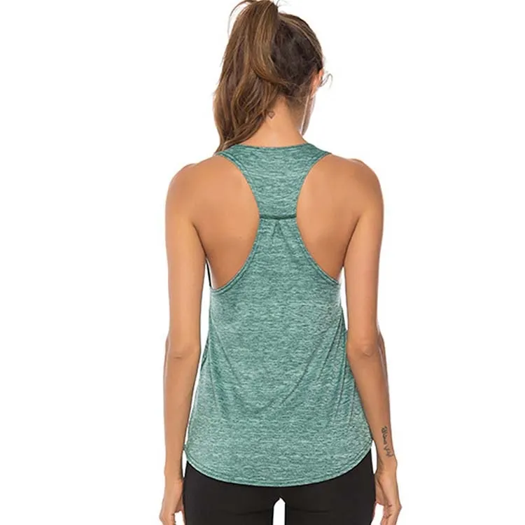 Sleeveless Racerback Running Vest Sport Singlet Women's Athletic Fitness Sport Tank Tops Gym Training Yoga Running Shirts