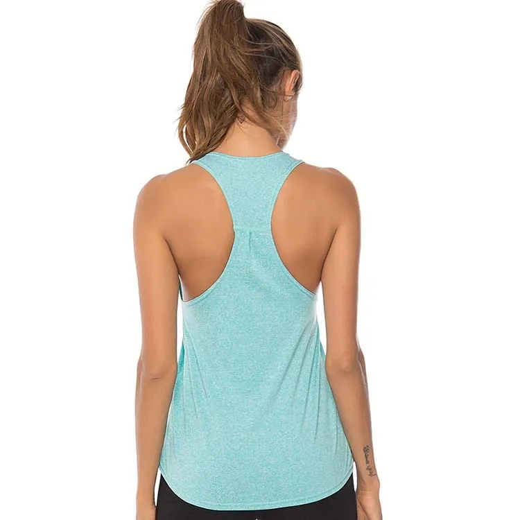 Sleeveless Racerback Running Vest Sport Singlet Women's Athletic Fitness Sport Tank Tops Gym Training Yoga Running Shirts