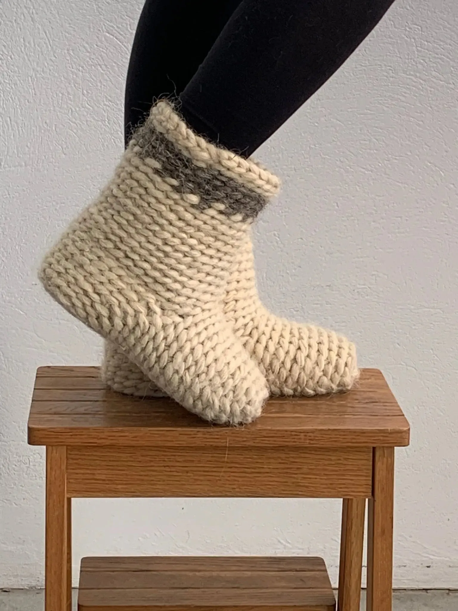 Slippers Indoor Boots Wool High