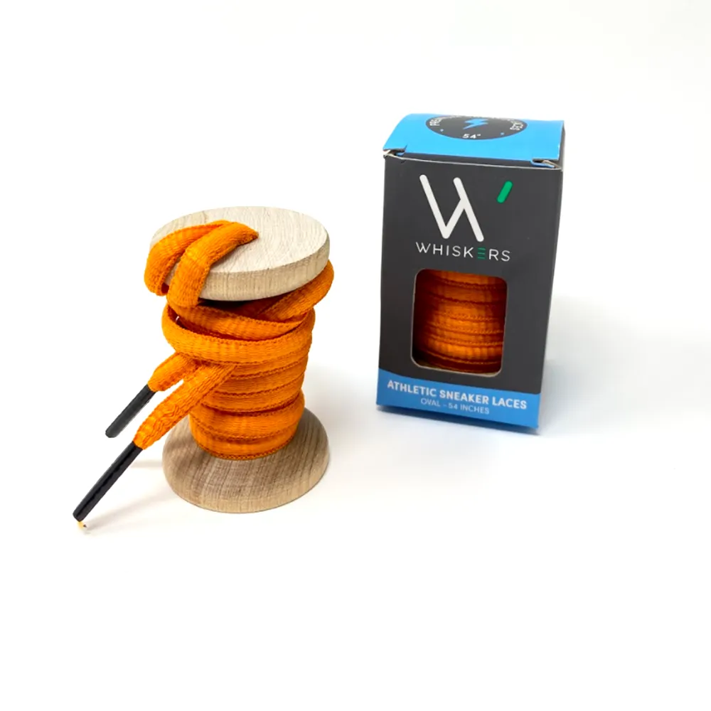 Solid Orange Athletic Sneaker Laces