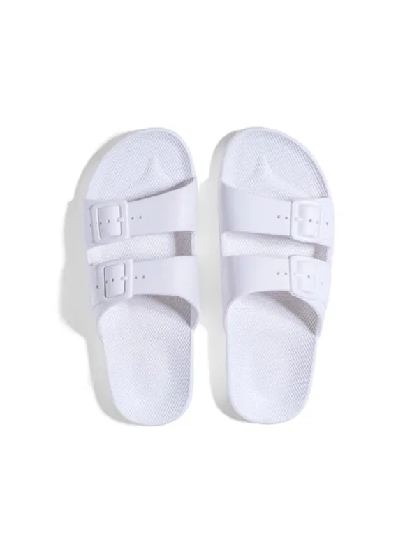 Solid Slides In White