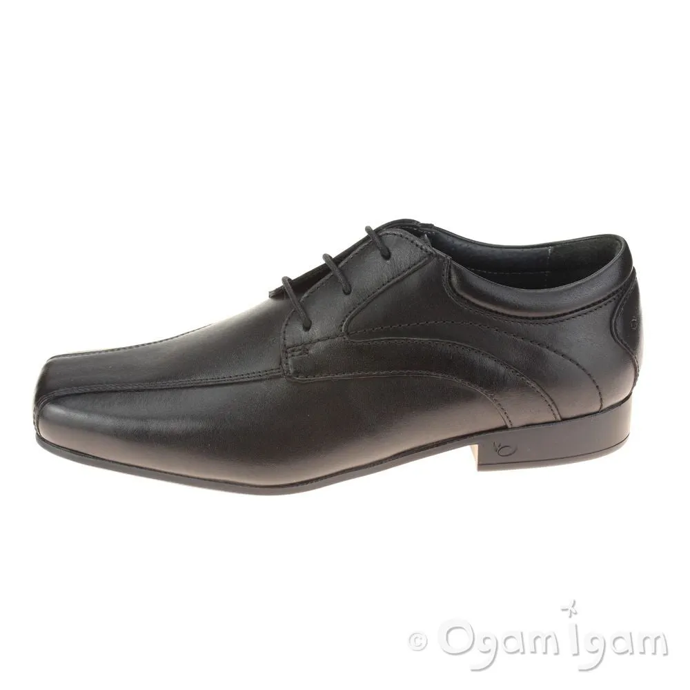 Start-rite Times Boys Black School Shoe