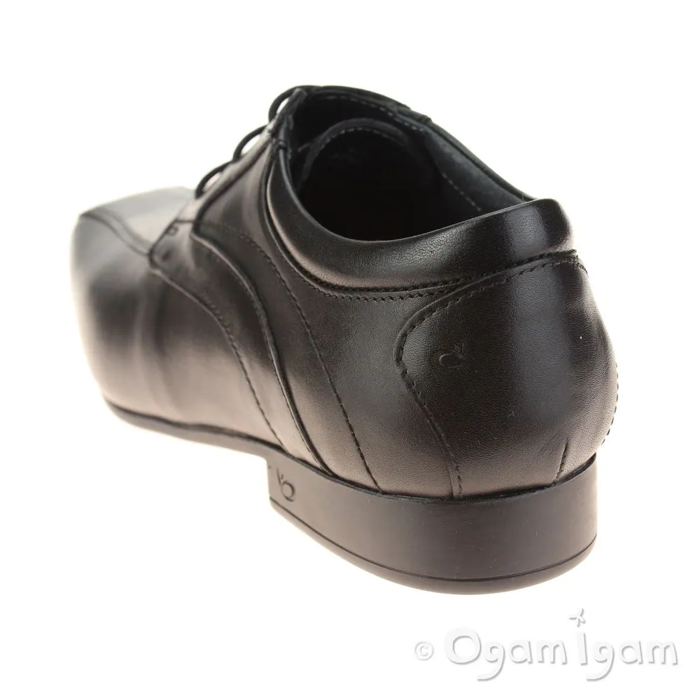 Start-rite Times Boys Black School Shoe