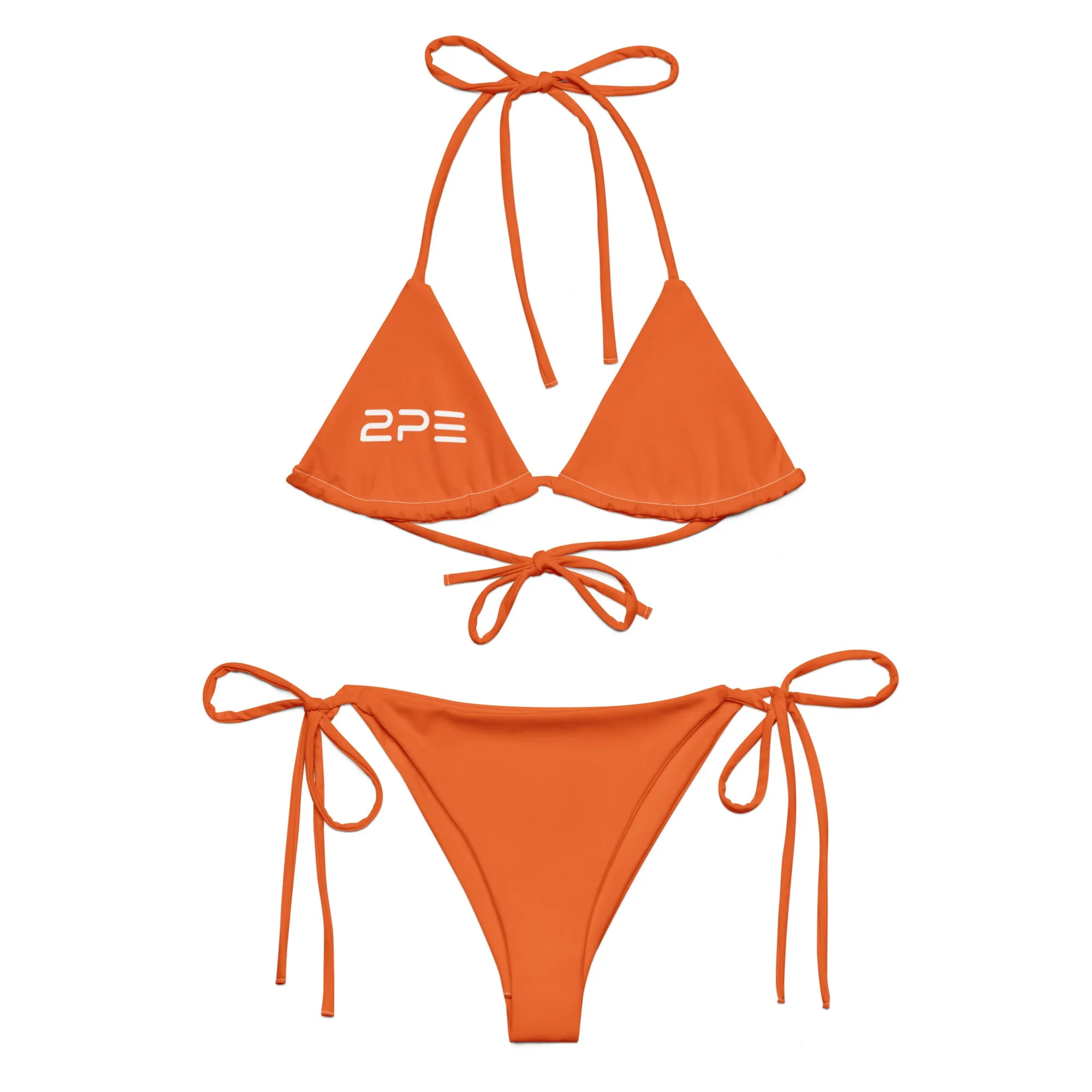 Sunset Orange String Bikini