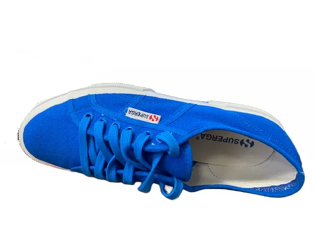 Superga 2750 cotufluo sneakers in tela S007XH0 C81 Blue Fluo