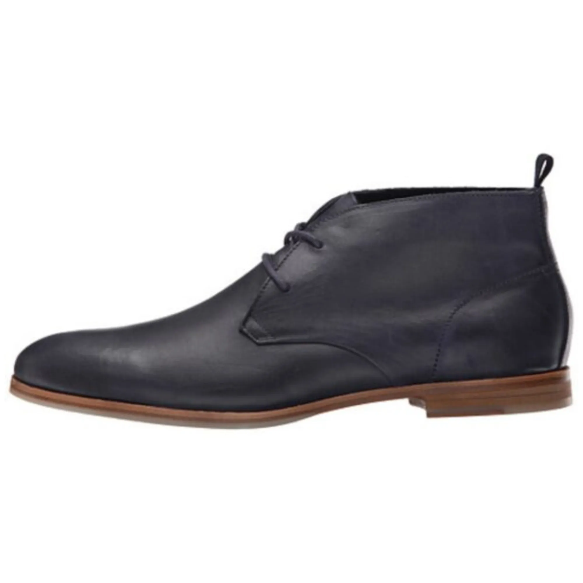 Tailor Made Handmade Bespoke Ankle Black Chukka Leather Boots