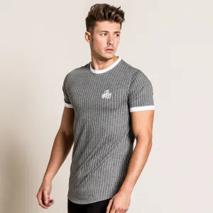 Tap Tee - Grey/White