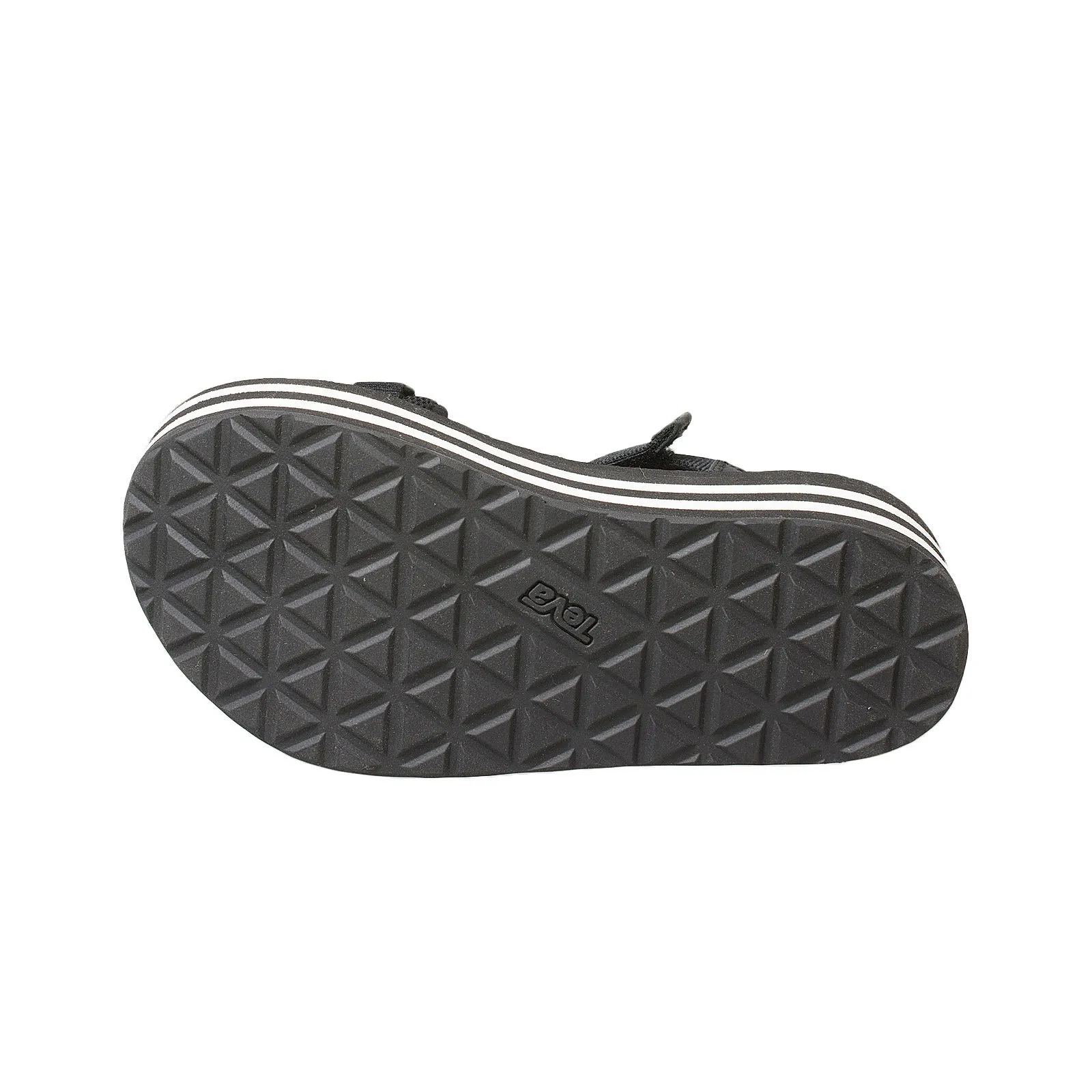 Teva Flatform Luxe Elevated XG Black White Sandals - Women's