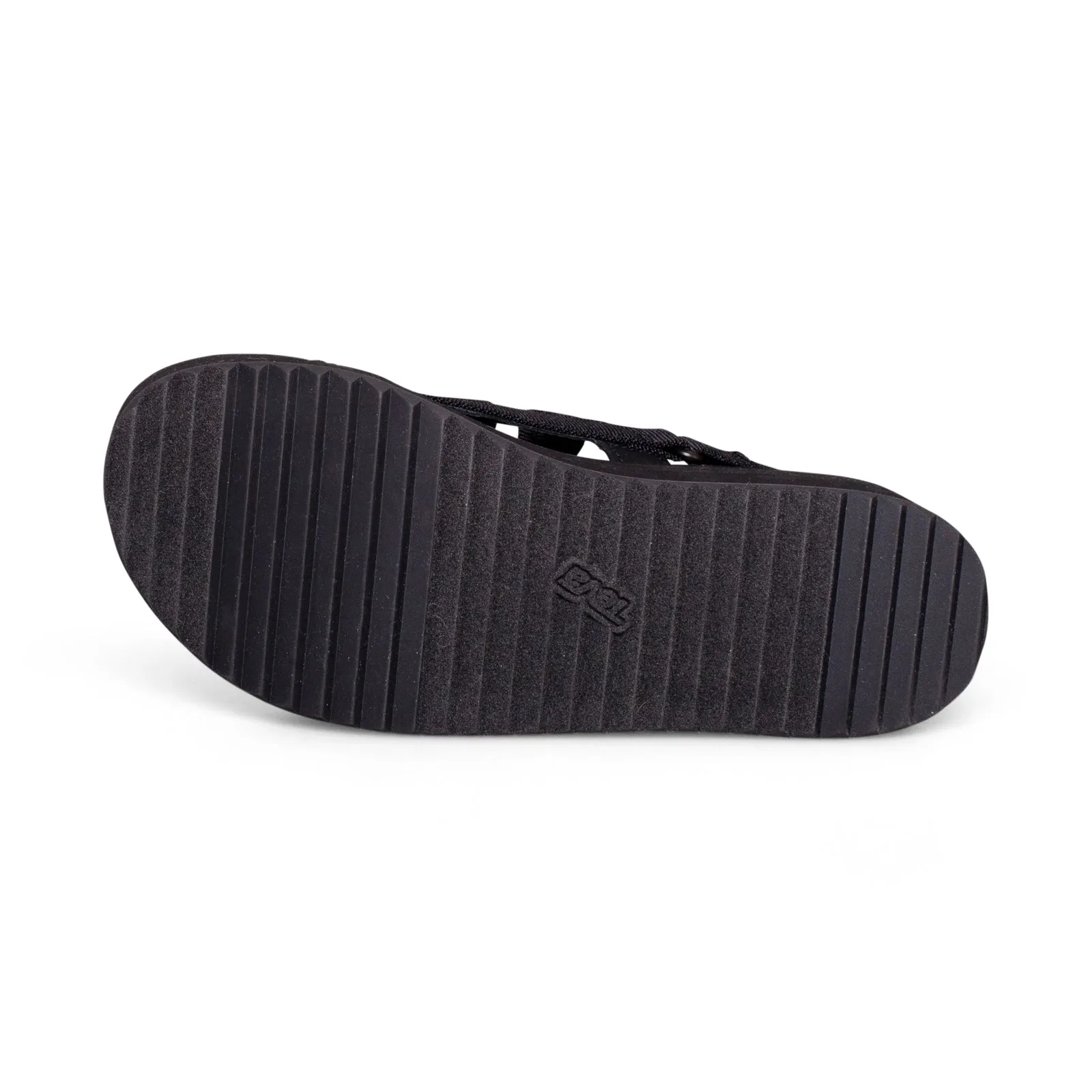 Teva Flatform Mevia Black Sandals - Women's