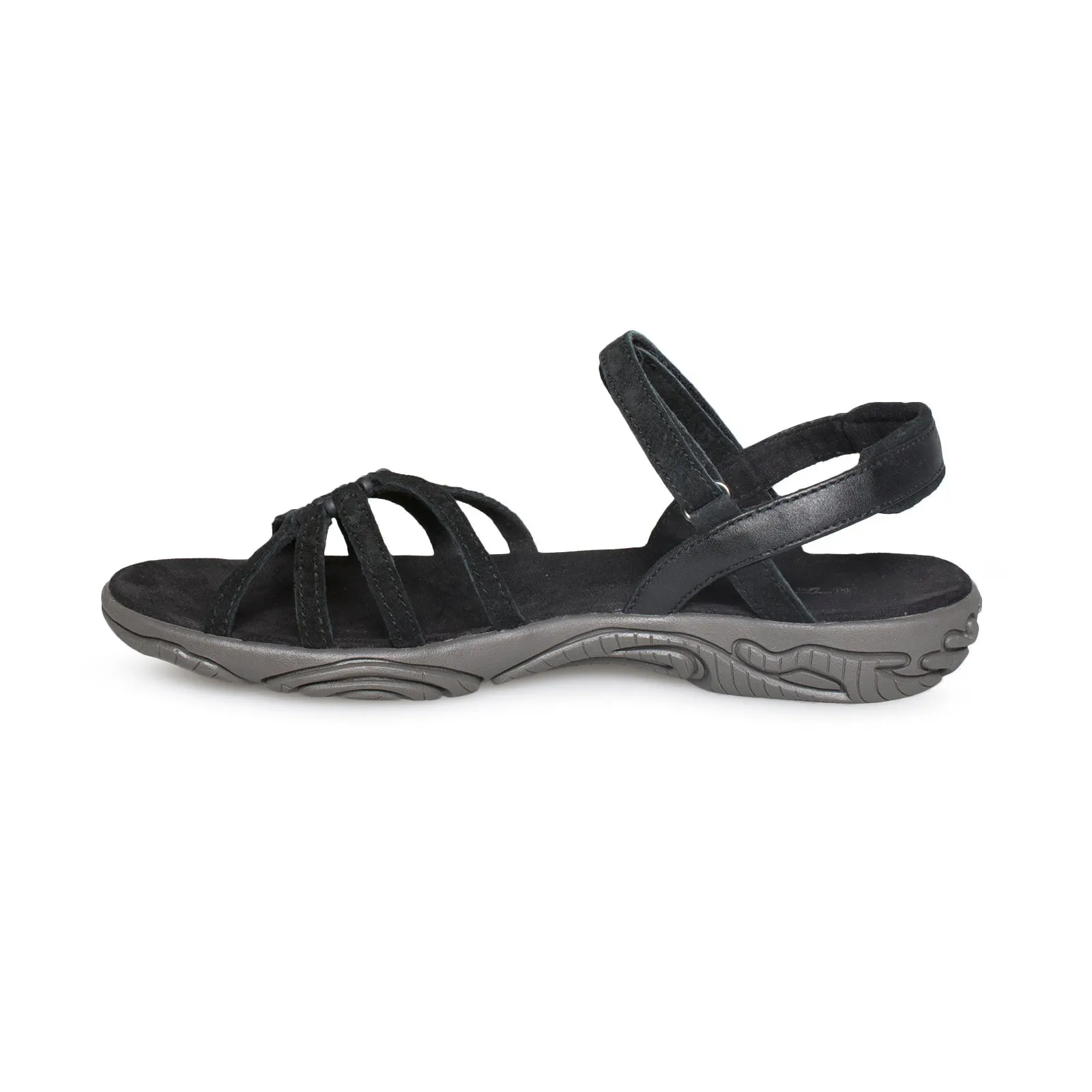 Teva Kayenta Suede Black Sandals - Women's