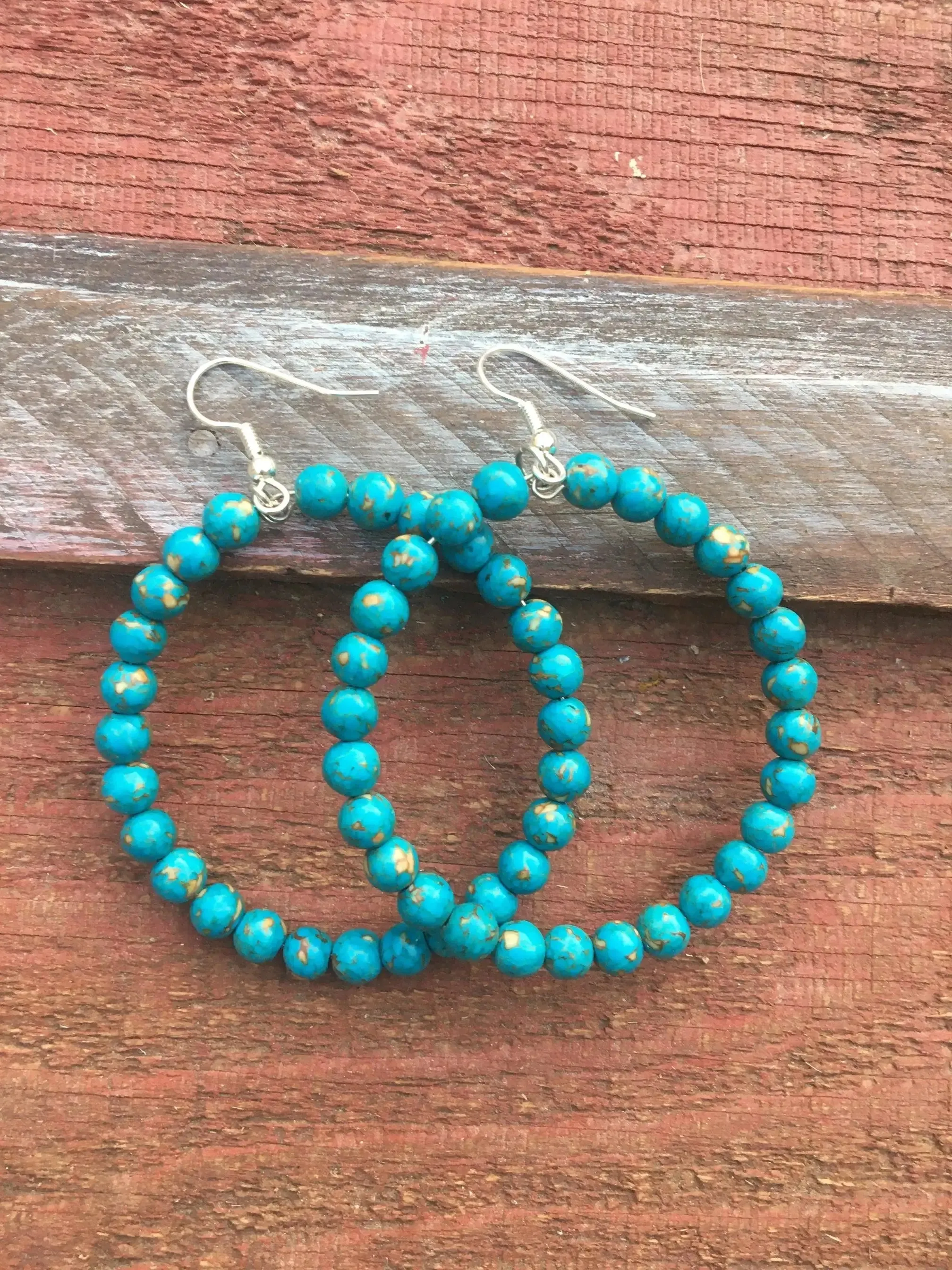 The Vera Beaded Hoop Earings