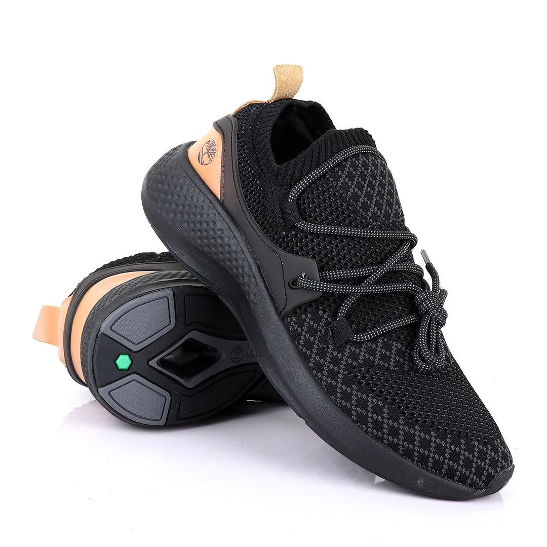 Tim Flyroam Go Knit Wide  All Black Aerocore Sneakers