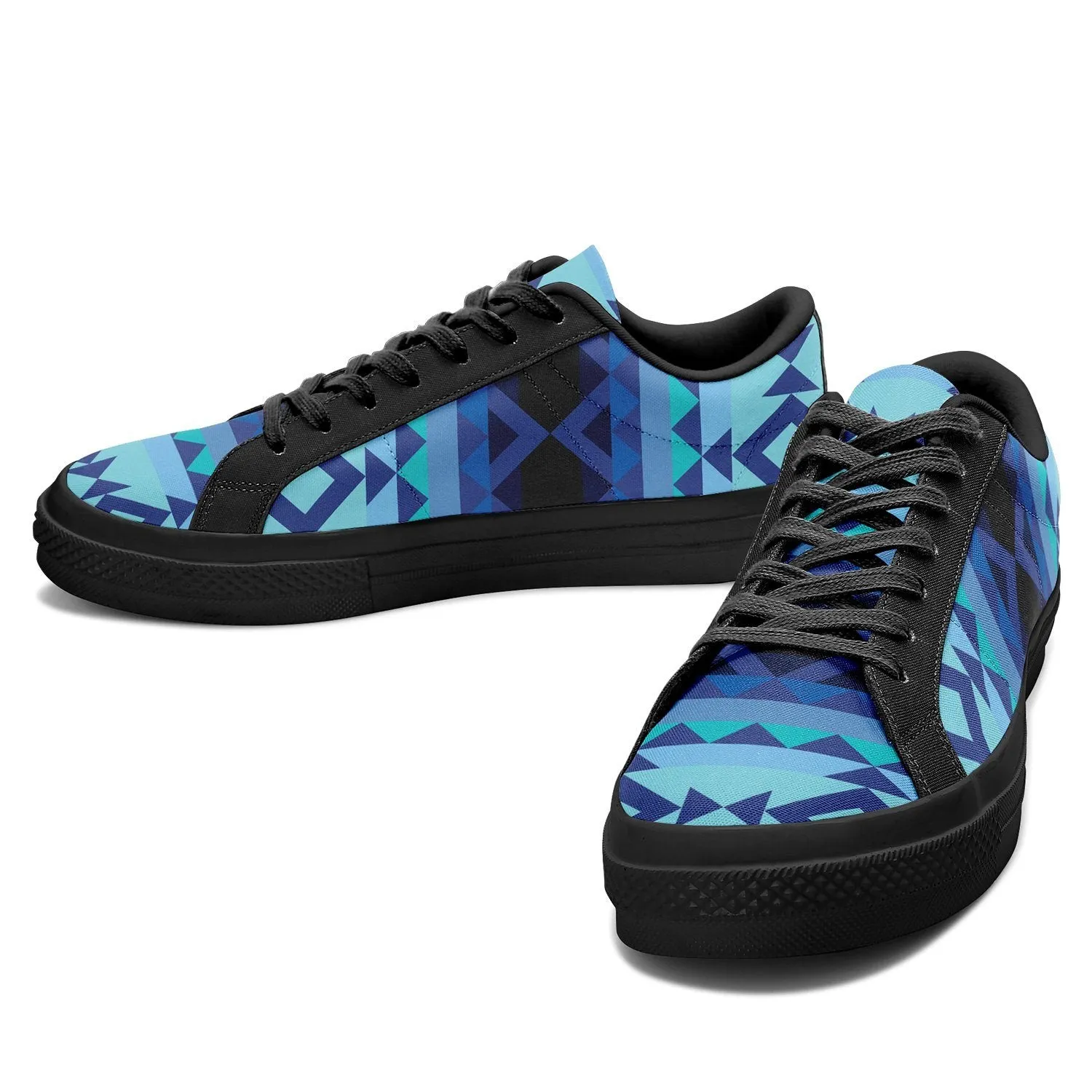 Tipi Aapisi Low Top Canvas Shoes Black Sole