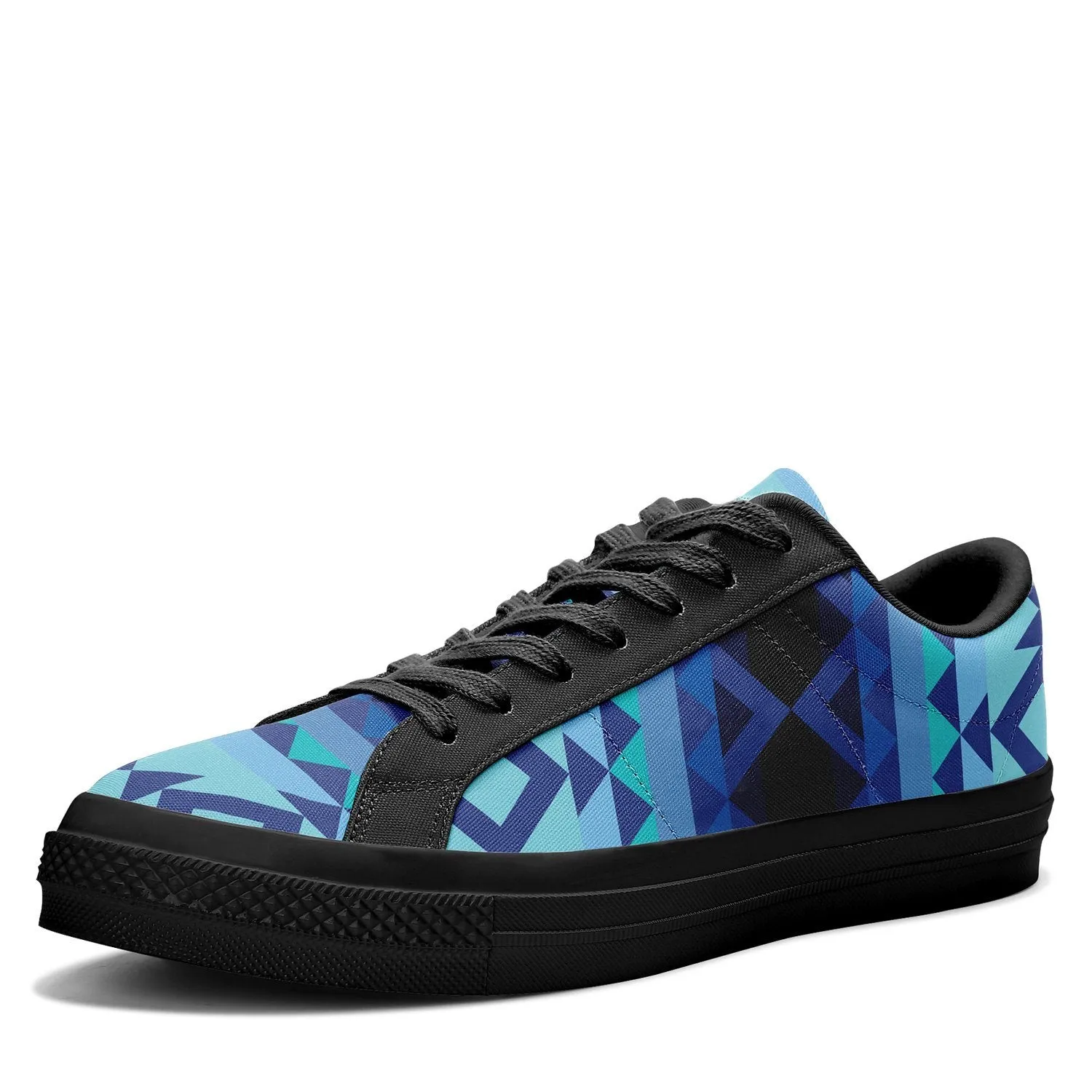 Tipi Aapisi Low Top Canvas Shoes Black Sole