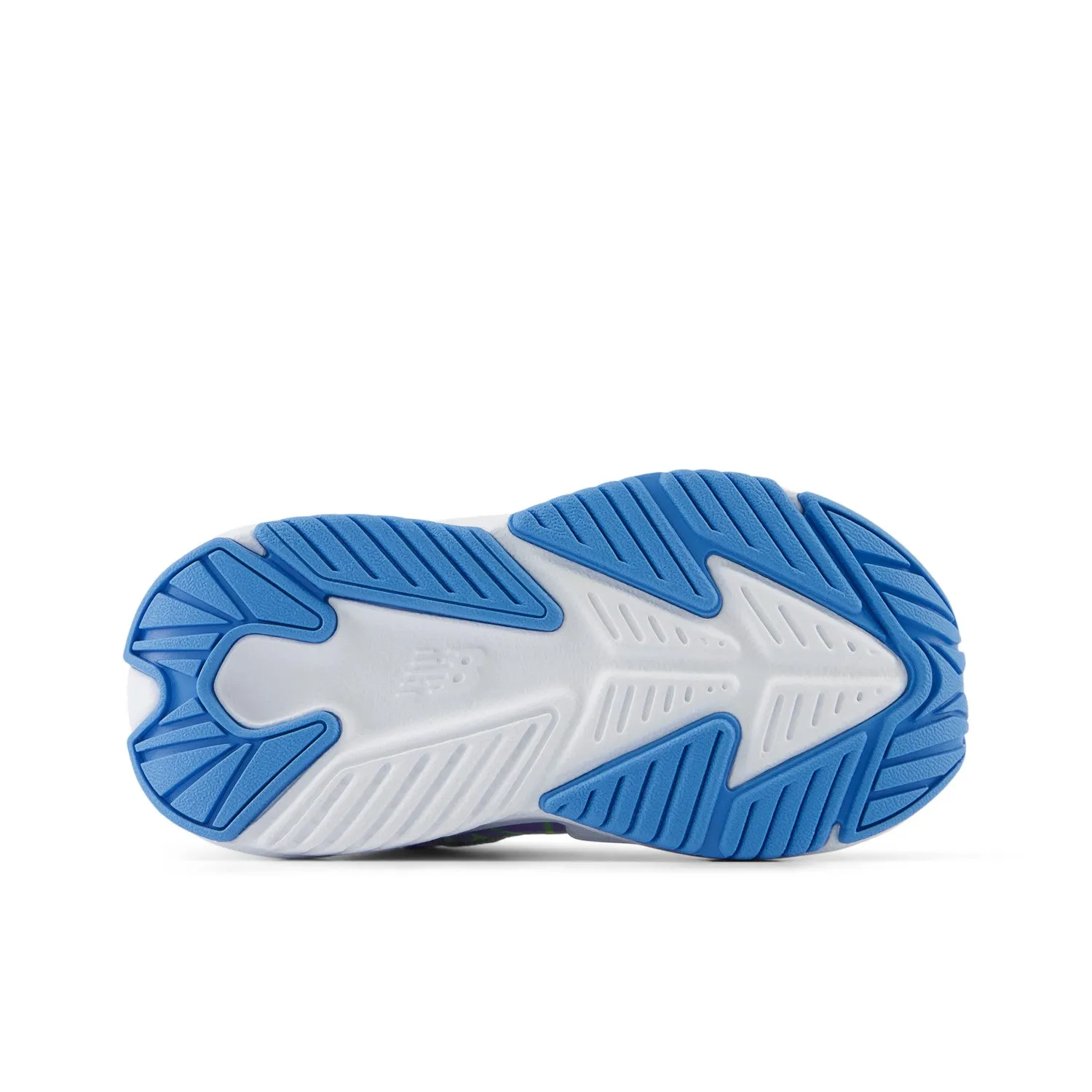 Toddler's New Balance Rave Run v2 Bungee Lace with Top Strap Color: lilac Glo with Sky Blue