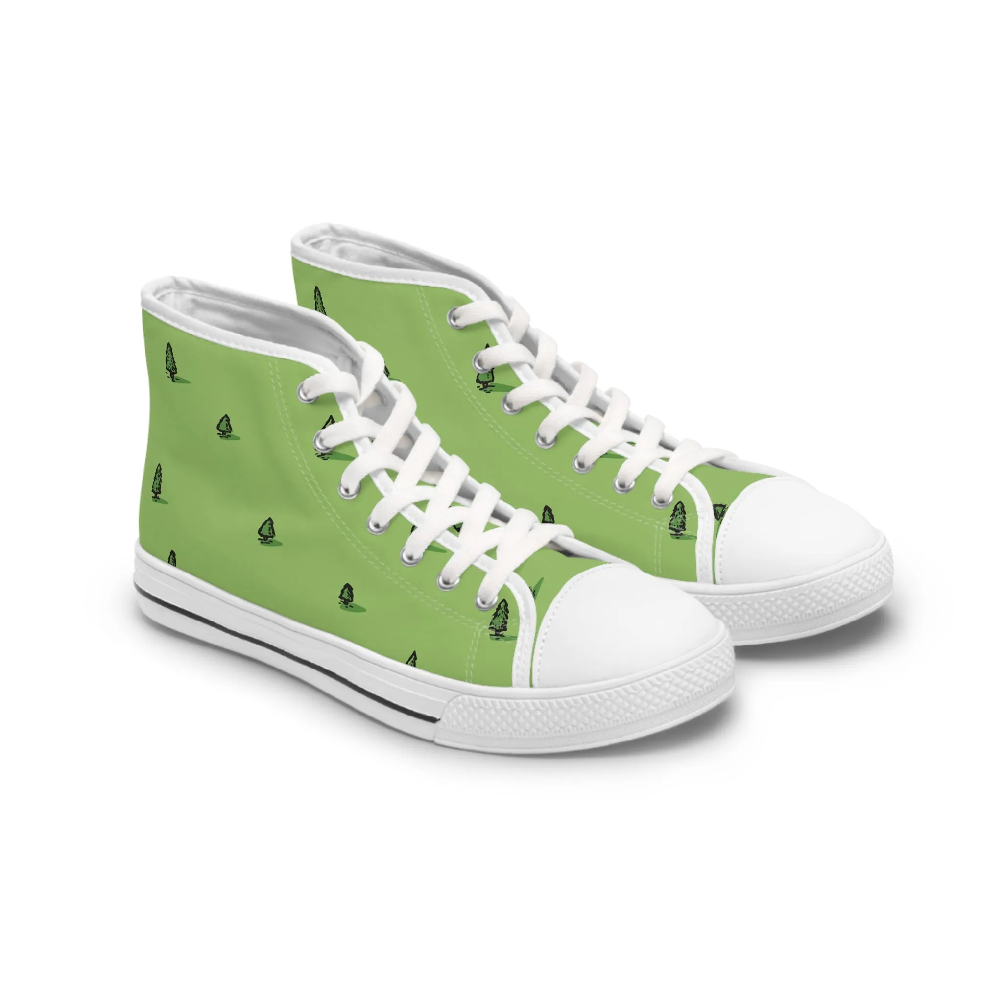 Trees Women's High Top Sneakers