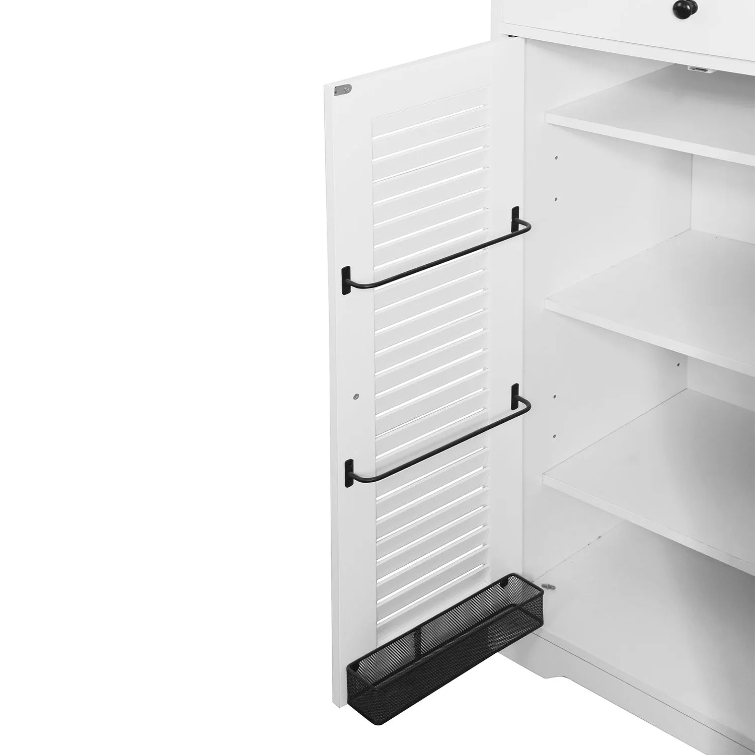 Trevor Shoe Storage Cabinet - White