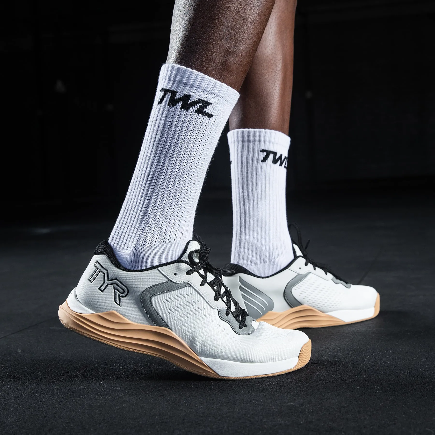 TWL - GLIDE SOCKS - WHITE