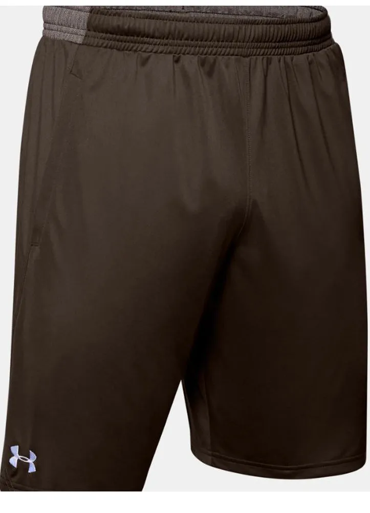 UA Locker 9in Short in Brown by Under Armour