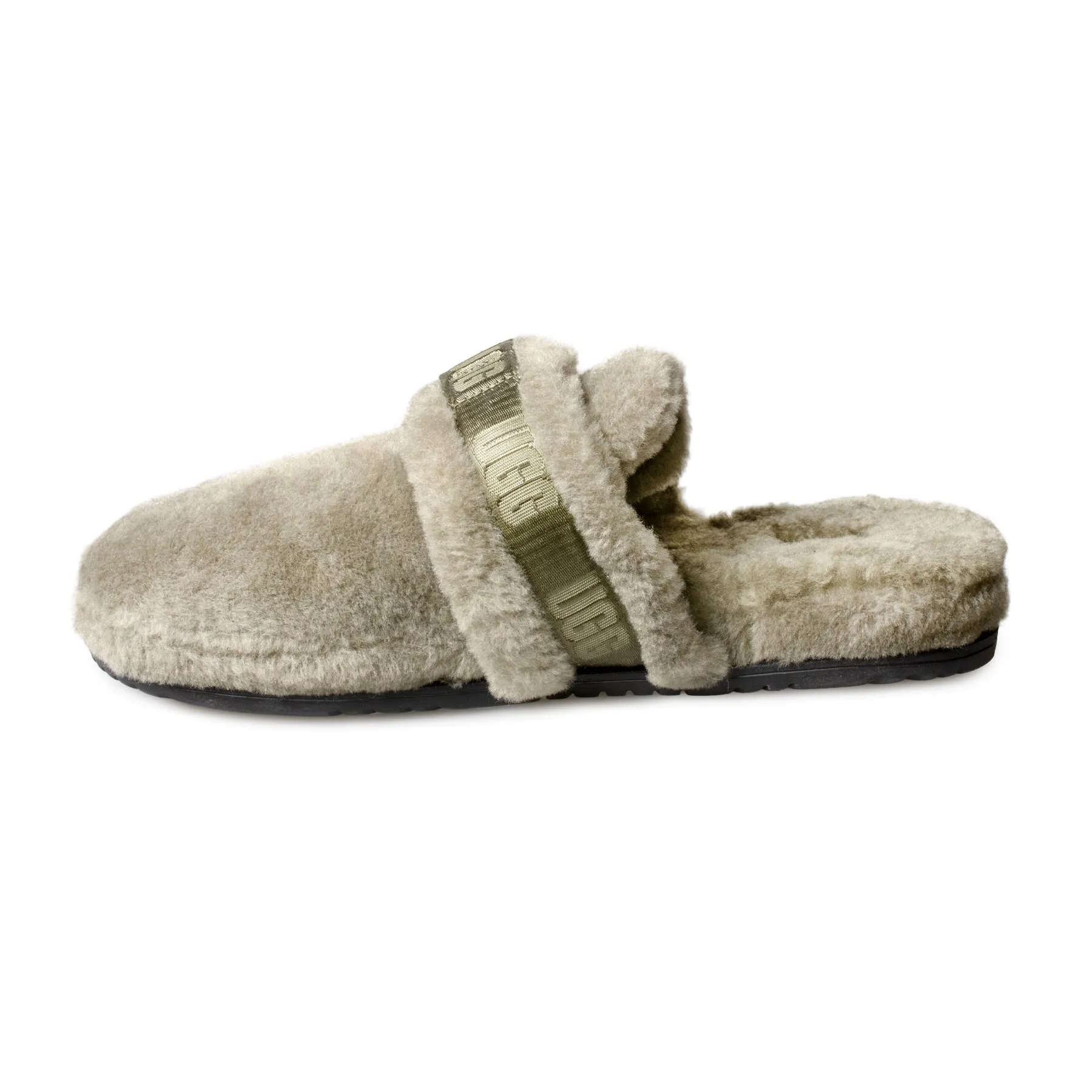 UGG Fluff It Burnt Olive Slippers - Men's