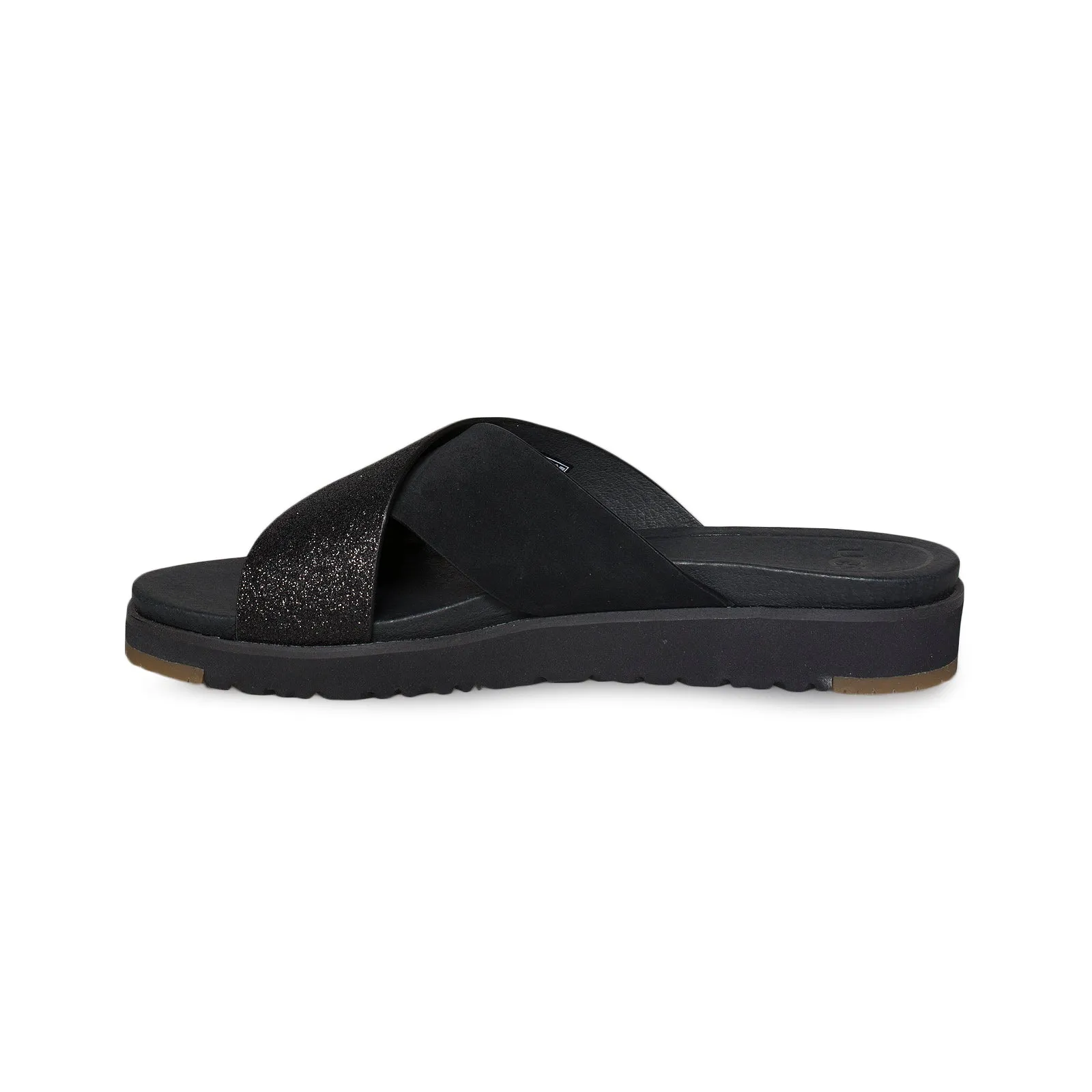 UGG Kari Glitter Black Flip Flops - Women's