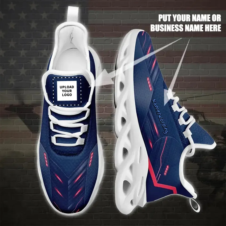 Unique client gift ideas, business gifts ideas Custom Max Soul,  Personalized Sneakers Shoes, Maxsoul-B07010-redblue