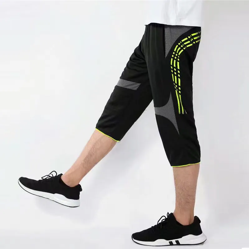 Unisex Soccer Goalkeeper Pants/Running Athletic 3 Quarter Trousers