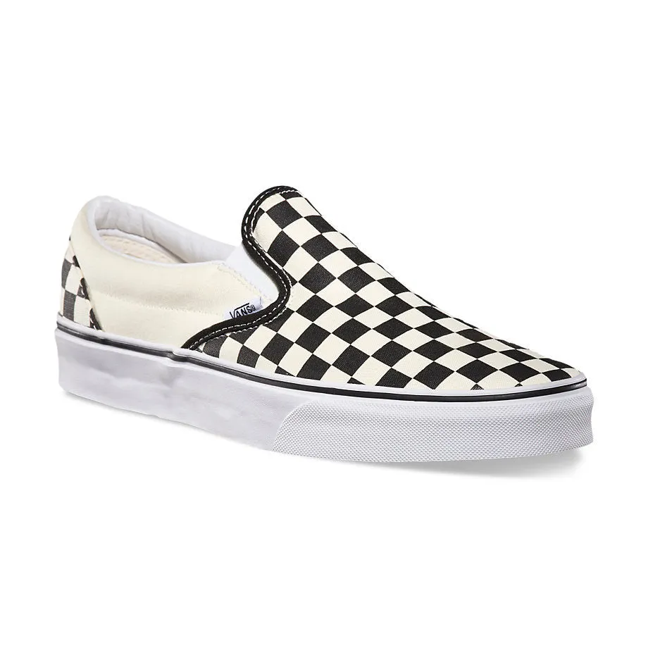 Vans Classic Slip-On Shoes - Black/White Checker