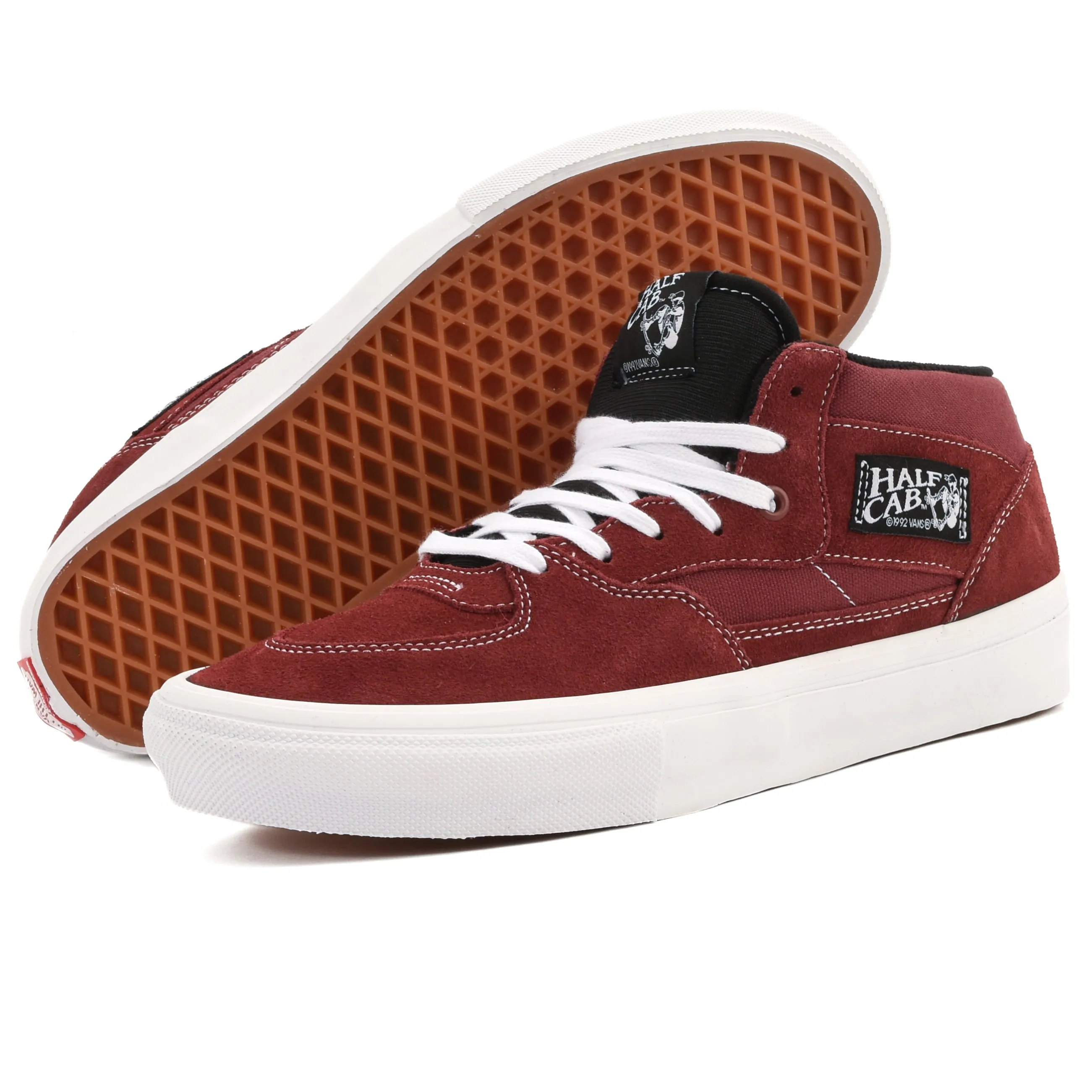 Vans - Skate Half Cab (Burgundy/White)