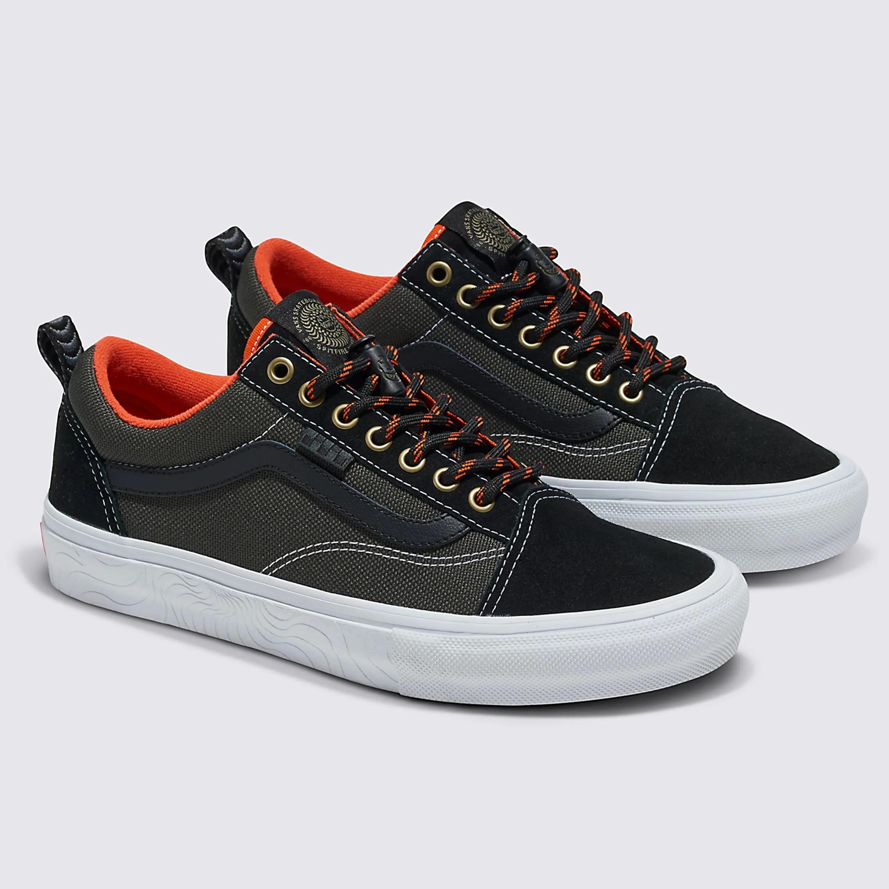 VANS X SPITFIRE SKATE OLD SKOOL BLACK / FLAME