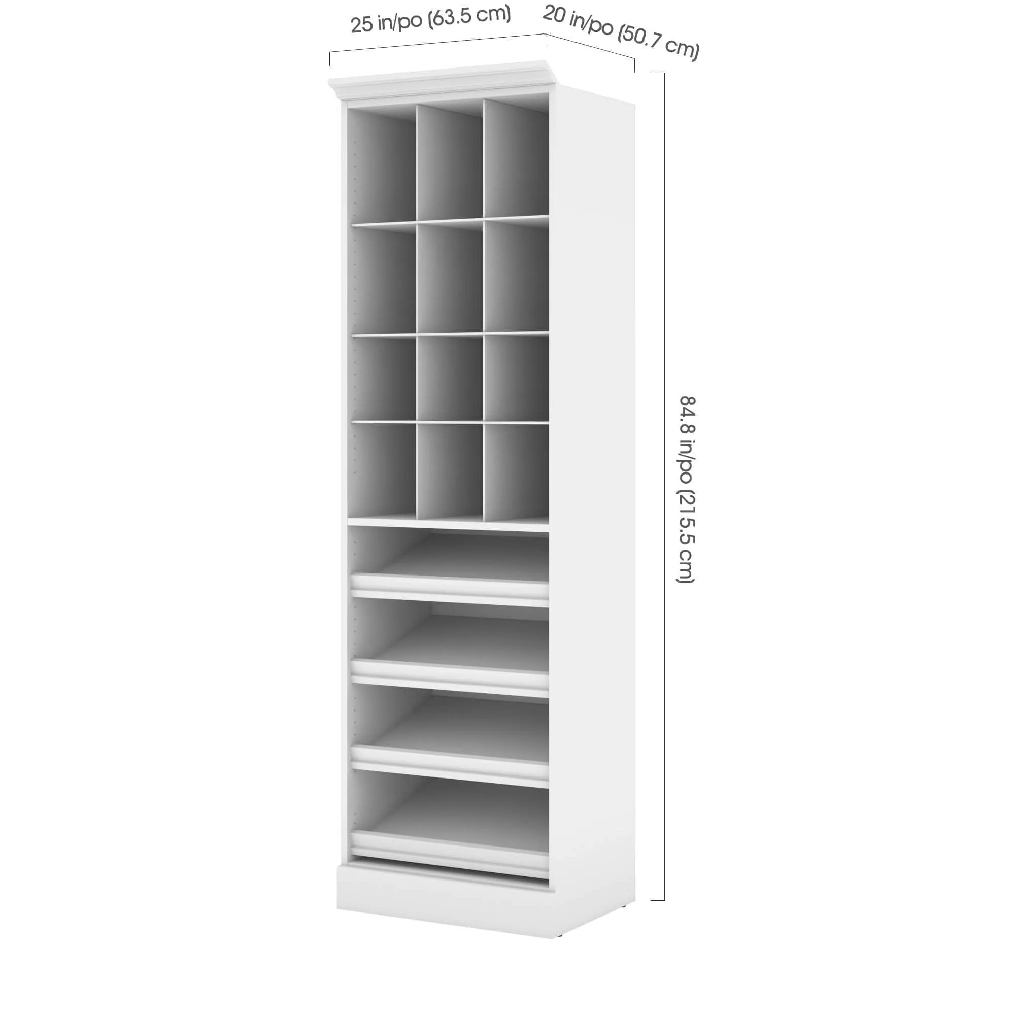 Versatile 25” Closet Organizer - Available in 2 Colours