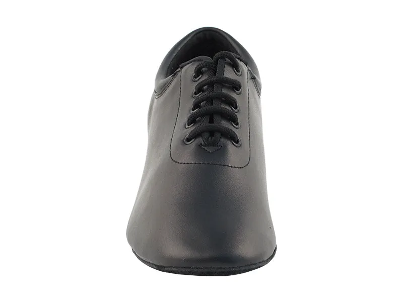 Very Fine Full Sole Black Leather Ladies Practice Dance Shoe 2601 In Stock